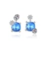 thumb Copper With Cubic Zirconia Cute Insect Ladybug Drop Earrings 0