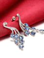 thumb Fashion Blue Zircon Women Earrings 2