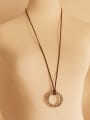 thumb Women Delicate Round Shaped Necklace 3