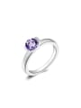 thumb High Quality Purple Swiss Zircon Ring 0