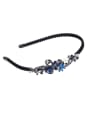 thumb Flower Shaped Alloy Headband 0