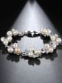 thumb AAA zircon mosaic freshwater pearl Fashion Bracelet 2