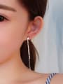 thumb Fashion Slim Lines Star Earrings 1