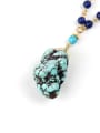 thumb Irregular Turquoise Pendant Creative Fashion Necklace 2