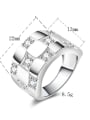 thumb Fashion Silver Plated Zircons Good Ring 1