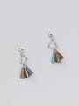 thumb Little Heart-shaped Colorful Zircon Earrings 0