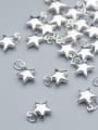 thumb 925 Sterling Silver With Silver Plated Simplistic Pentagram Charms 1