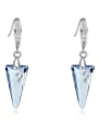 thumb Fashion Triangle austrian Crystals Alloy Earrings 2