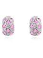 thumb Personalized Shiny austrian Crystals Alloy Stud Earrings 2