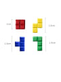 thumb Alloy With Gold Plated Simplistic  Tetris  Stud Earrings 3