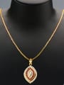 thumb Fashion Oval Zircon Necklace 1