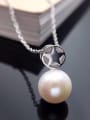 thumb Freshwater Pearl Five-pointed Star Necklace 0