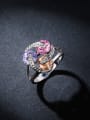 thumb Exquisite Colorful Zircons Ring 0