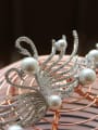 thumb Artificial Pearls Women Zircons Elegant Fashion Hair Accessories 3