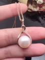 thumb Simple Freshwater Pearl Necklace 2