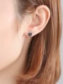 thumb Copper With 18k Gold Plated Fashion Clothes Stud Earrings 1