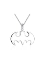 thumb Simple Geometrical Silver Plated Necklace 0