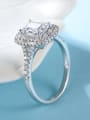 thumb 2018 Platinum Plated Zircon Engagement Ring 1