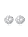 thumb Beautiful Women Hollow Snow Stud Earrings 0