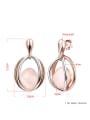 thumb All-match Double Color Oval Shaped Opal Two Pieces Jewelry Set 1