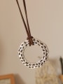 thumb Women Delicate Round Shaped Necklace 0