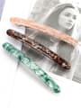 thumb Alloy With  Cellulose Acetate Fashion Trendy Geometric Barrettes & Clips 3
