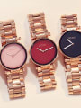 thumb GUOU Brand Simple Rose Gold Plated Numberless Watch 2