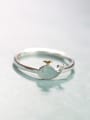 thumb Simple Tiny Dolphin 925 Silver Women Ring 0
