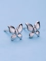 thumb Women Exquisite Butterfly Shaped stud Earring 2