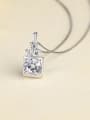 thumb Square Zircon Pendant 2