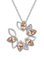 thumb Fashion Marquise austrian Crystals Pendant Alloy Necklace 1