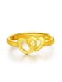 thumb Women Vintage Heart-shaped Ring 0