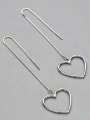 thumb All-match Heart Shaped Line Earrings 2