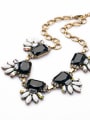 thumb Flower Artificial Stones Alloy Necklace 2