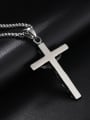 thumb Personalized Jesus Cross Titanium Necklace 2