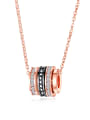 thumb Copper With Rose Gold Plated Fashion Round Necklaces 0