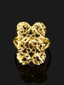 thumb Fashion 24K Gold Plated Hollow Square Shaped Ring 1