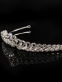 thumb Luxury Micro PAVE Zircons Hollow Heart-shape Hair Accessories 1