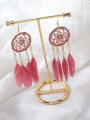 thumb Alloy With Gold Plated Bohemia Round Chandelier Earrings 1