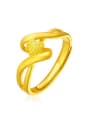 thumb 24K Gold Plated Heart Shaped Ring 1