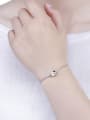 thumb Charming Shell Pearl Silver Bracelet 1