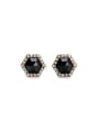 thumb Small Geometric Stones Alloy stud Earring 0