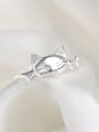 thumb S925 Silver Cat Head Adjustable Ring 2