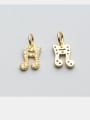thumb 925 Sterling Silver With Silver Plated Musical note Charms 2