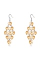 thumb Exaggerated Cubic austrian Crystals Drop Earrings 2