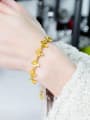 thumb Copper With Gold Plated Fashion Butterfly Wedding Bracelets 1