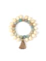 thumb Wood Beads Natural Stones Conch Shell Bracelet 0