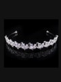 thumb Simple Exquisite Wedding Micro Pave Zircons Hair Accessories 0