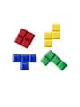 thumb Alloy With Gold Plated Simplistic  Tetris  Stud Earrings 0