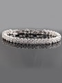 thumb Rome Bracelet AAA Grade Zircon  Zircon Extension Buckle 0